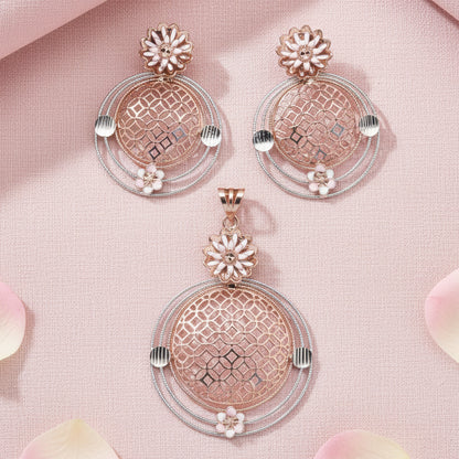 Silver Mina Pendant Set 925