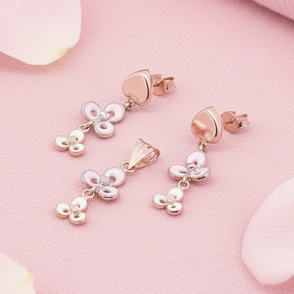 Silver Mina Pendant Set 925