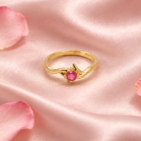 Silver Ruby Ring