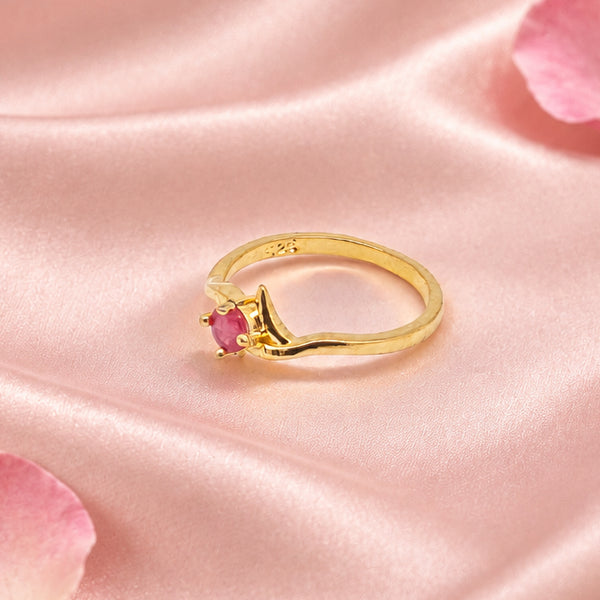 Silver Ruby Ring