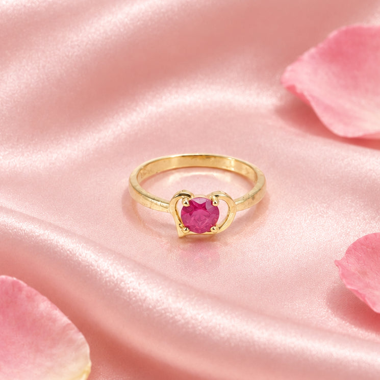 Silver Ruby Ring
