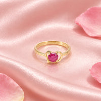 Silver Ruby Ring