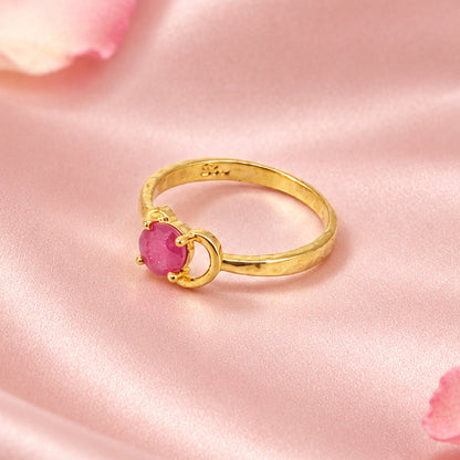 Silver Ruby Ring