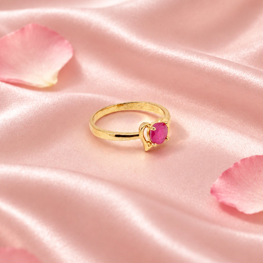 Silver Ruby Ring