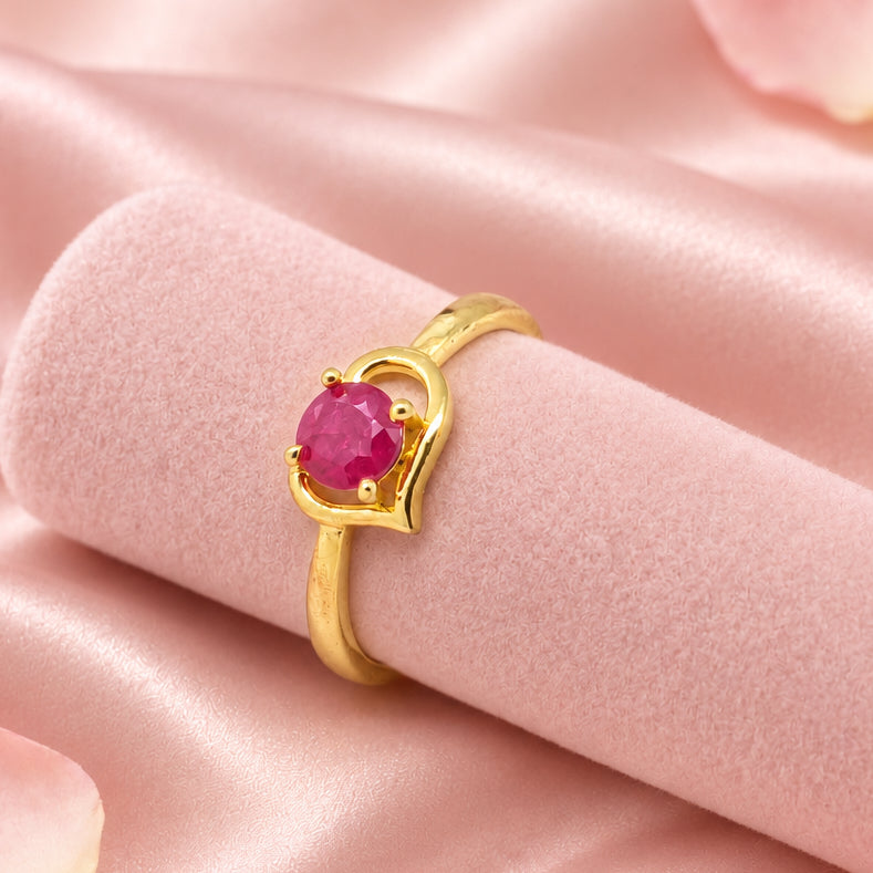 Silver Ruby Ring