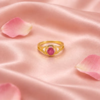 Silver Ruby Ring