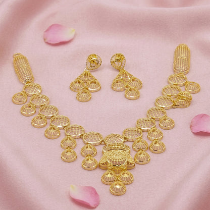 Intricate Filigree Necklace Set