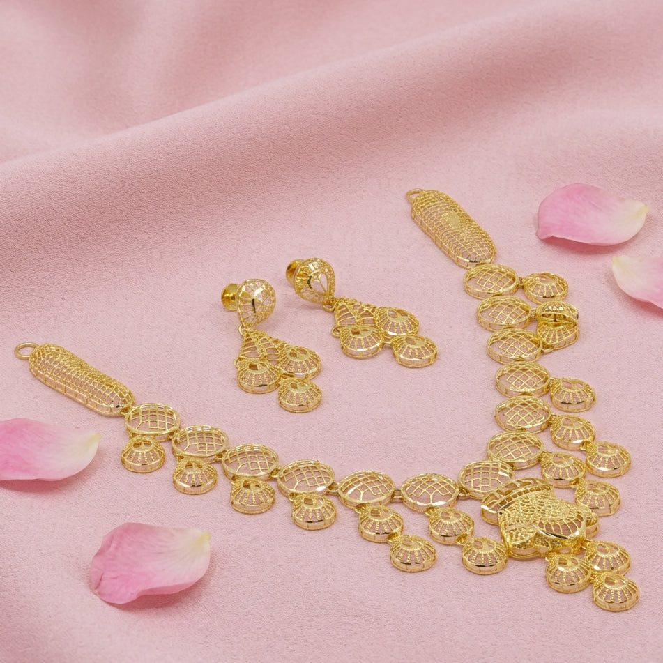 Intricate Filigree Necklace Set