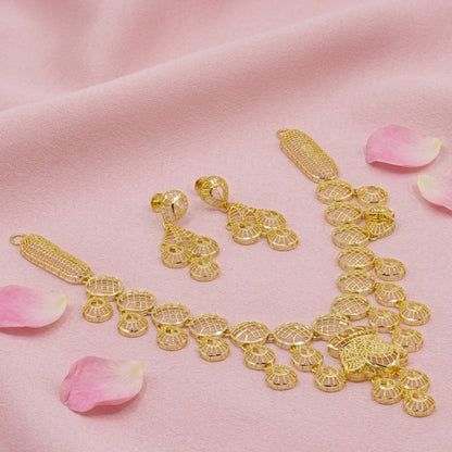 Intricate Filigree Necklace Set