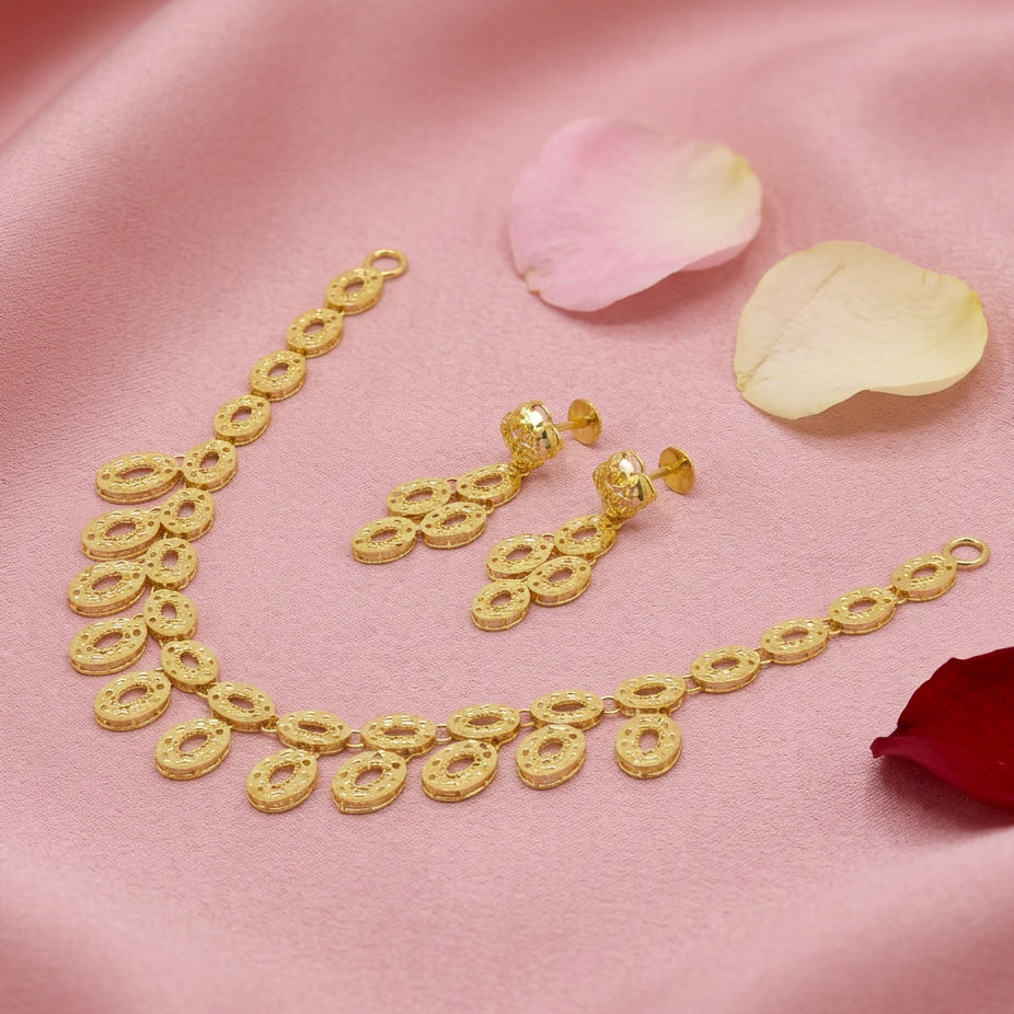 Gold Plated Necklace Set