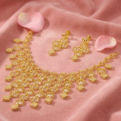 Gold Plated Necklace Set