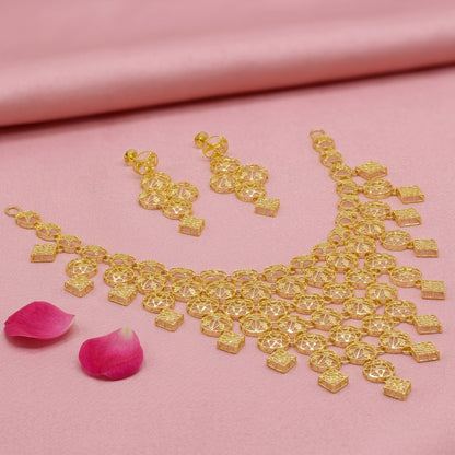 Gold Plated Necklace Set