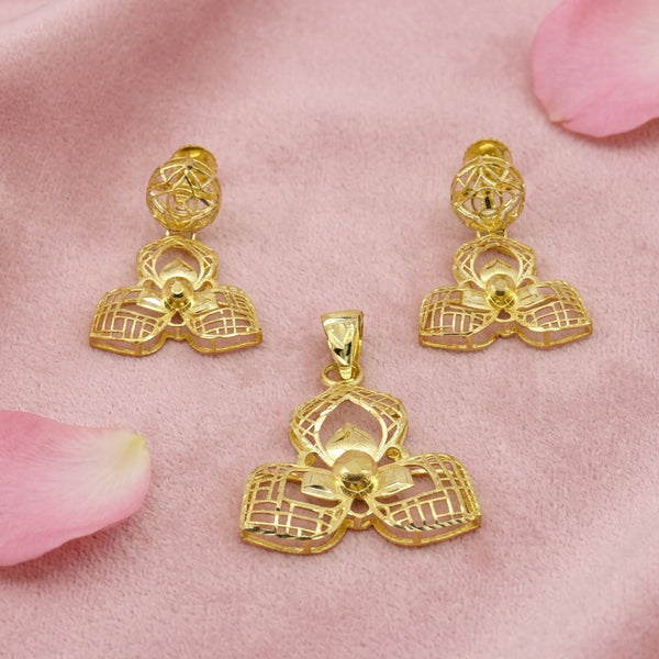 Gold-Plated Pendant Set