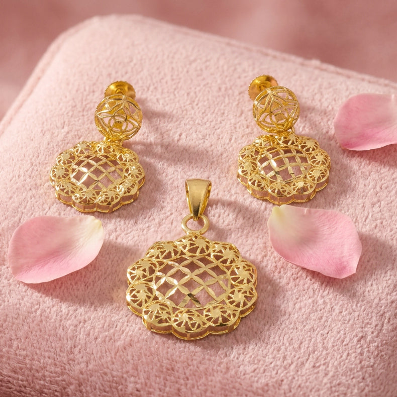 Filigree Pendant Set