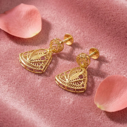 Gold Filigree Pendant Set