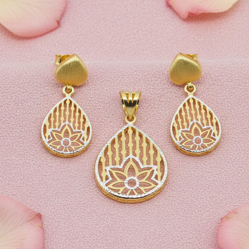 925 Sterling Silver Pendant Set