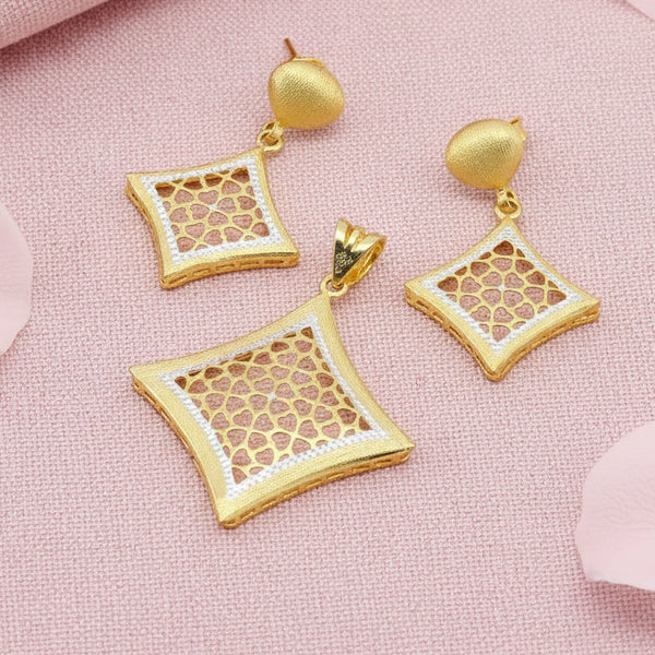 925 Sterling Silver Pendent Set with Earrings