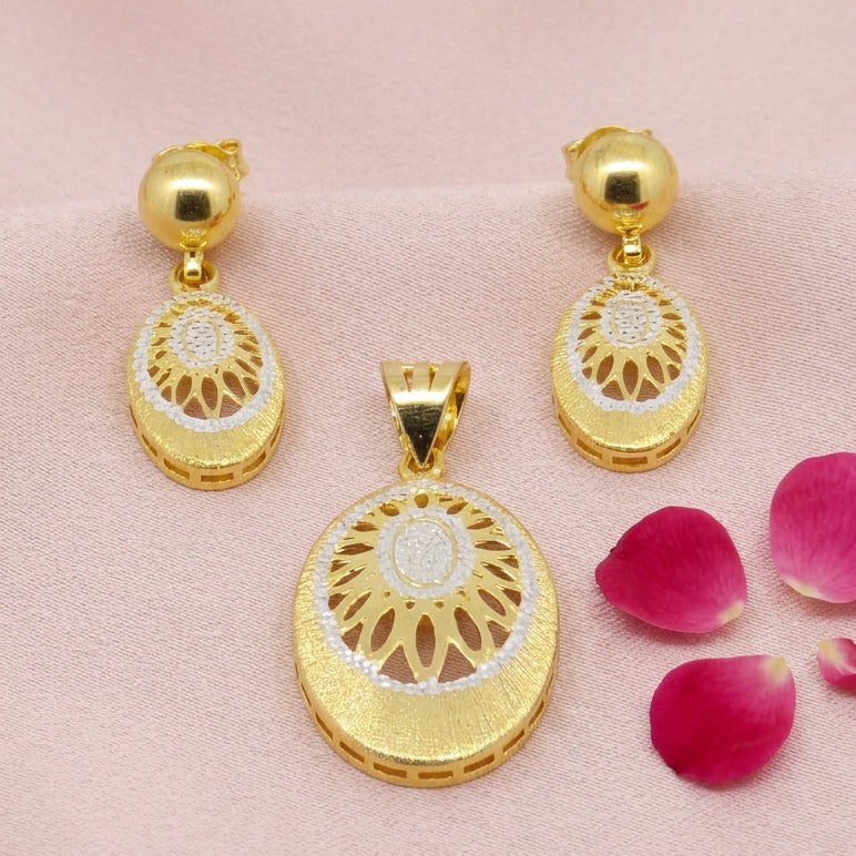 Oval Pendant Set