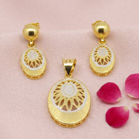 Oval Pendant Set