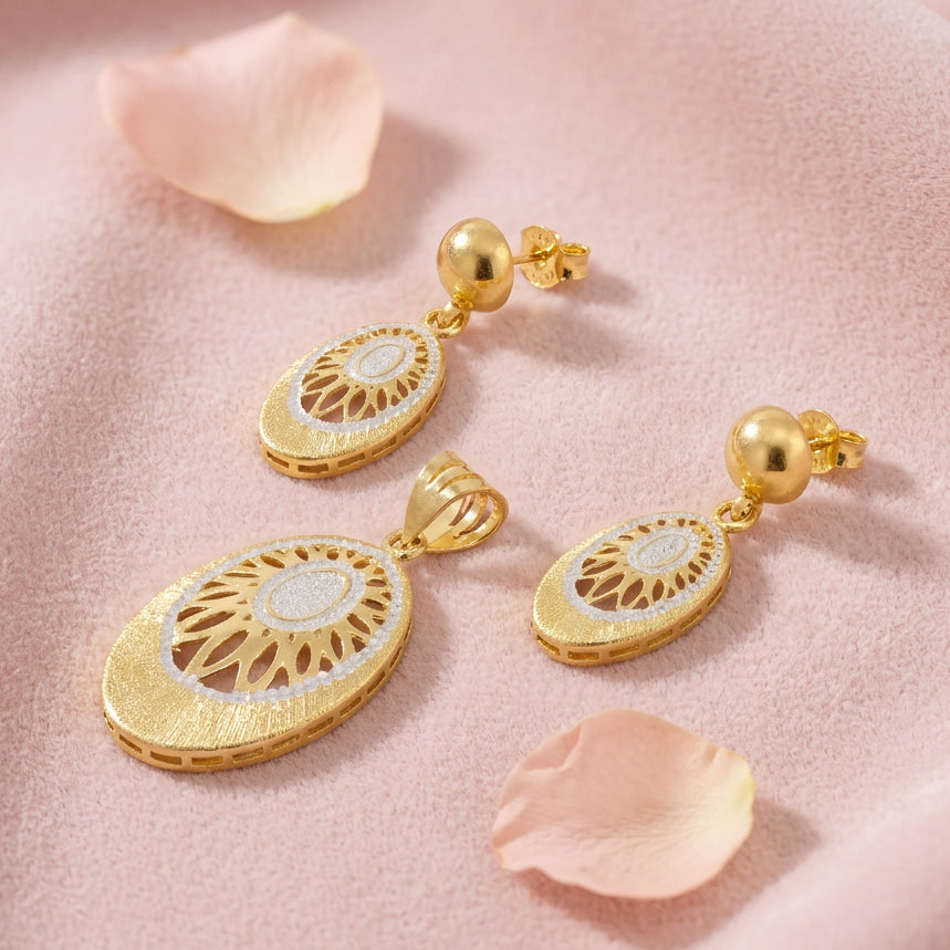 Oval Pendant Set