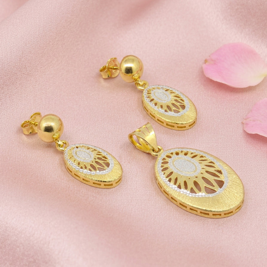 Oval Pendant Set