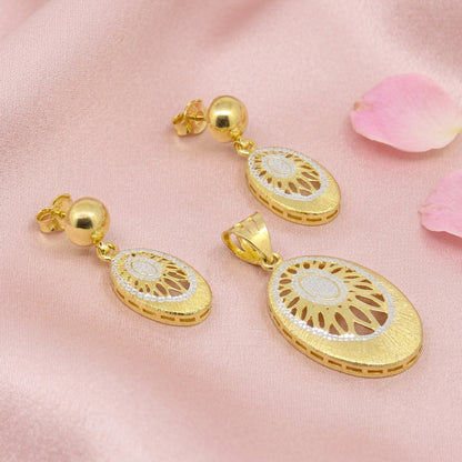 Oval Pendant Set