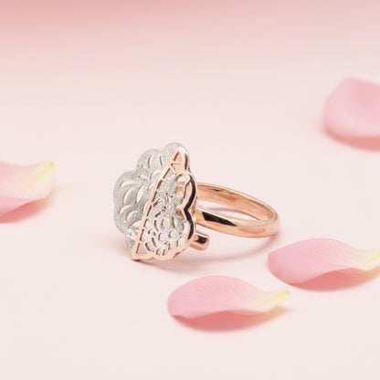 Rose Gold Filigree Fancy Ring