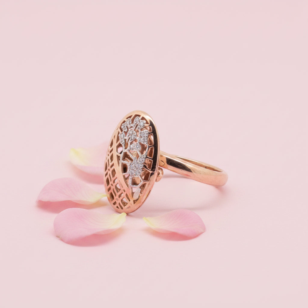 Oval Filigree Fancy Ring