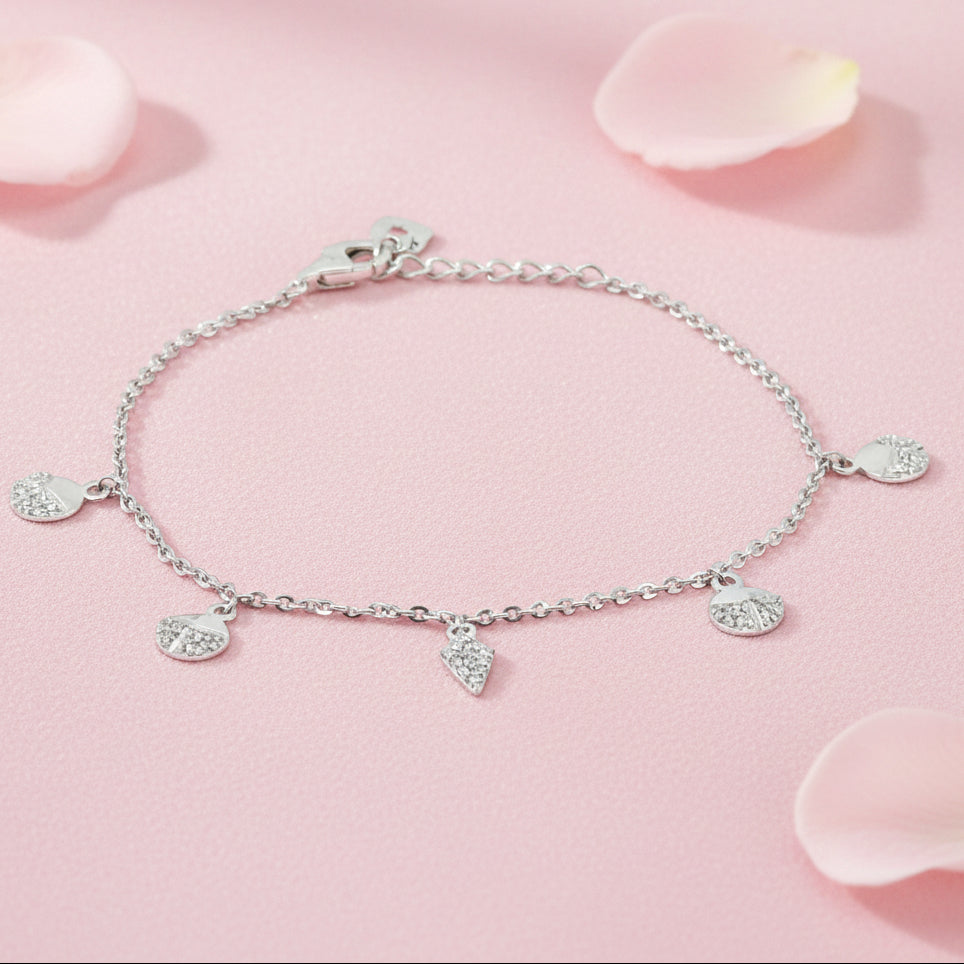 Sterling Silver Charm Bracelet