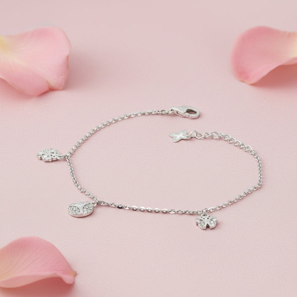 Sterling Silver Charm Bracelet