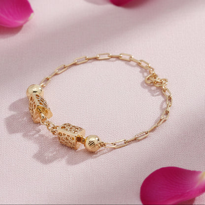 92.5 Silver Fancy Chain Bracelet