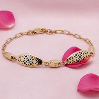 Silver Fancy Chain Bracelet 92.5