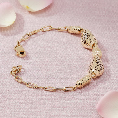 Silver Fancy Chain Bracelet 92.5