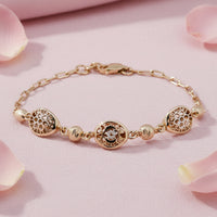 Silver Fancy Chain Bracelet