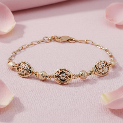 Silver Fancy Chain Bracelet