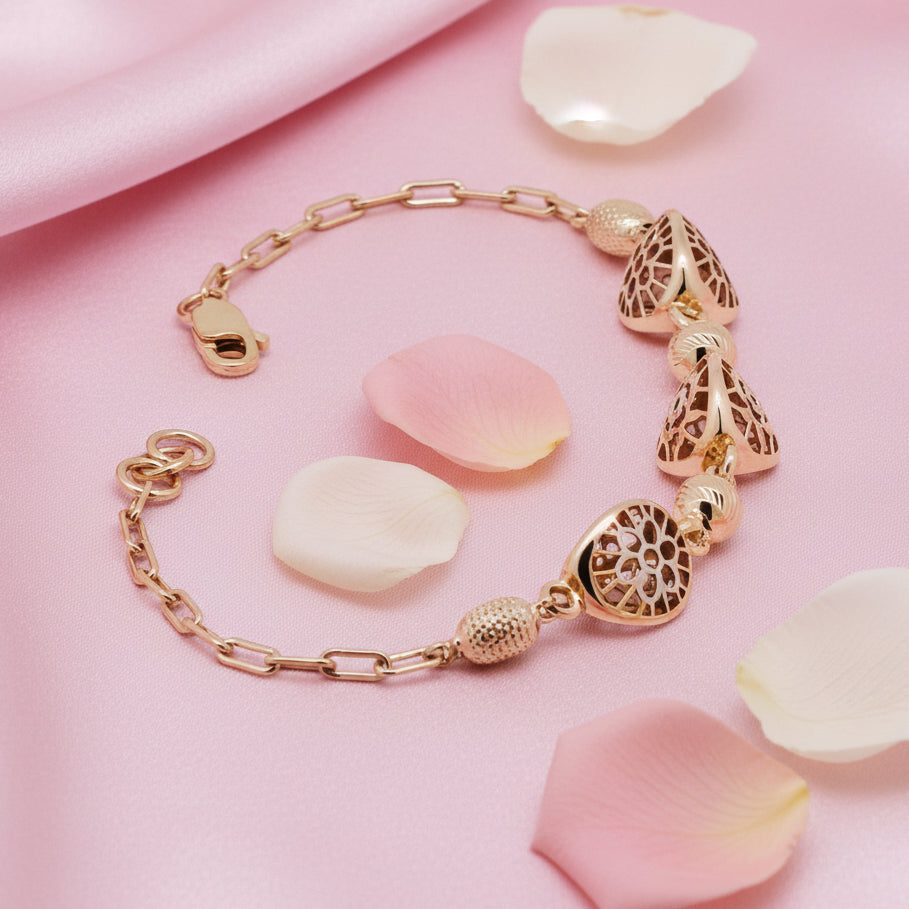 Silver Fancy Chain Bracelet