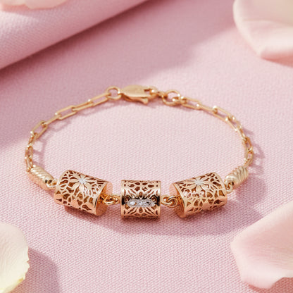 Silver Fancy Chain Bracelet 92.5