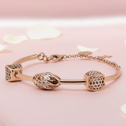 Silver Fancy Kada Bracelet 92.5