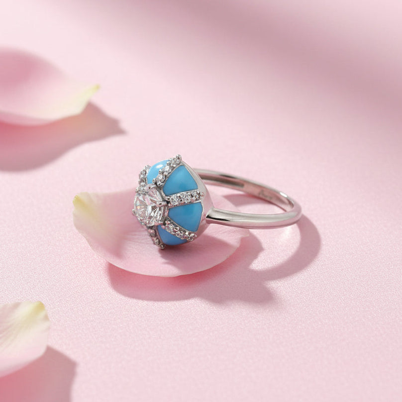 Meena Ring with Crystal Accent