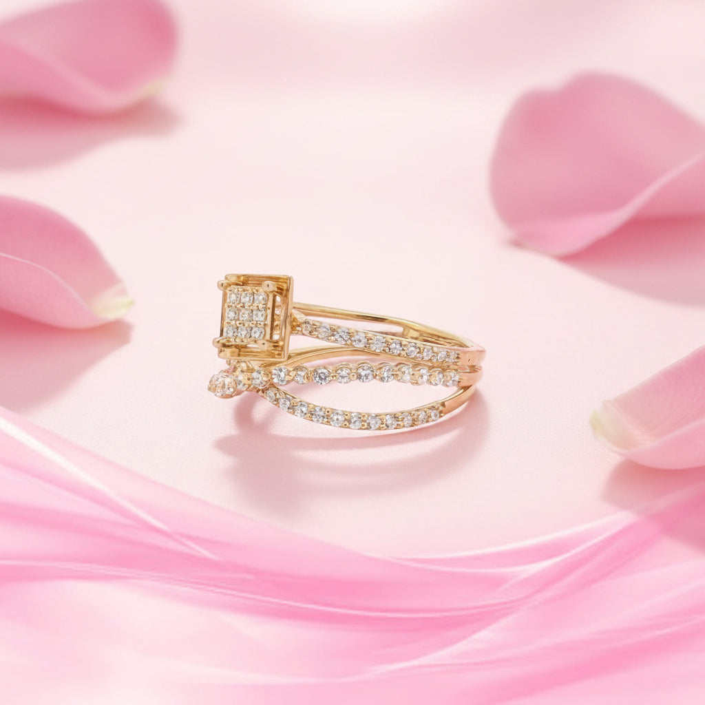 Dazzling Studded Ring