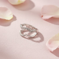 Sparkling Diamond Ring Guard