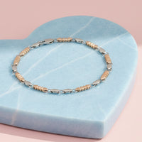 Gents Two-Tone Silver Bracelet 92.5