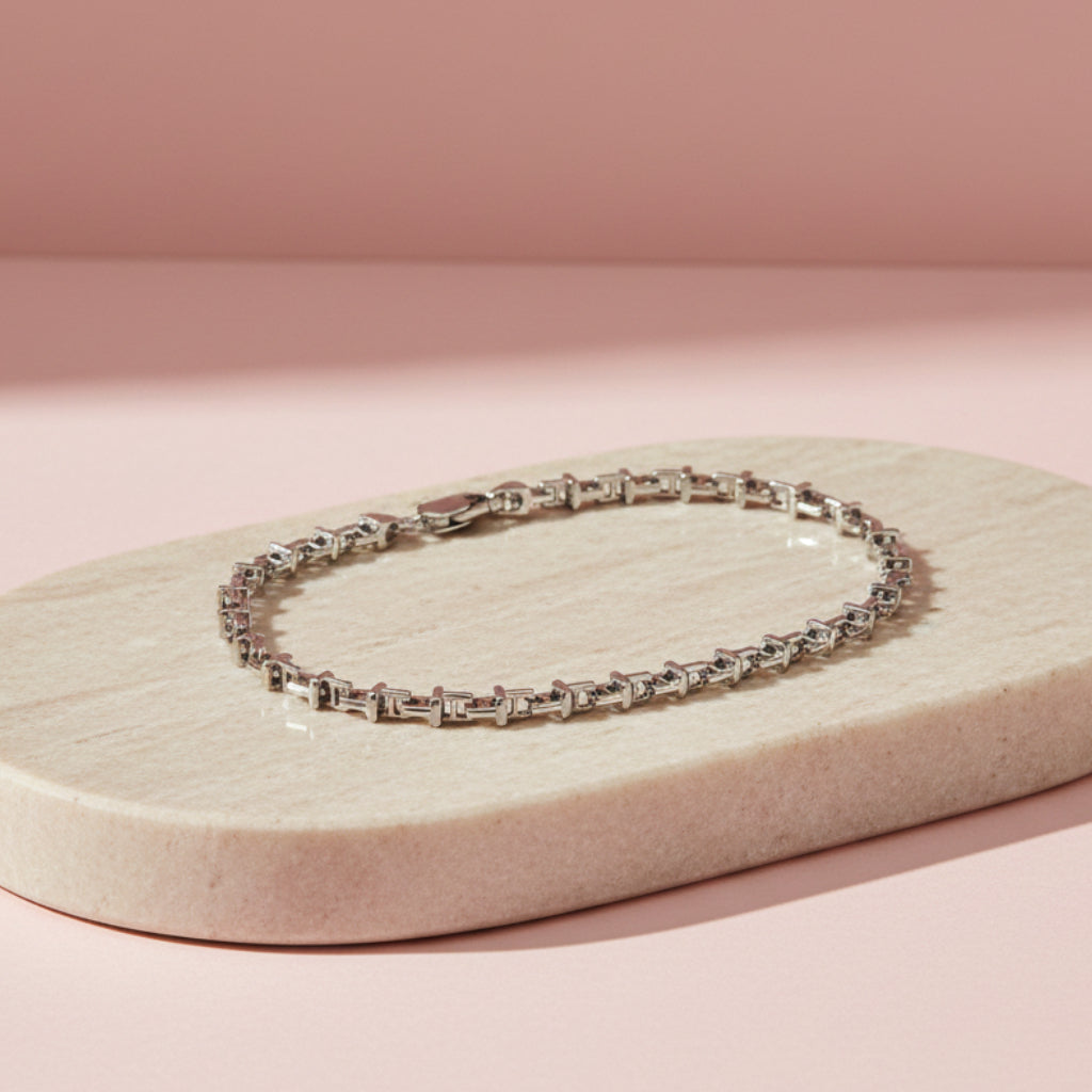 Men's Sterling Silver Link Bracelet