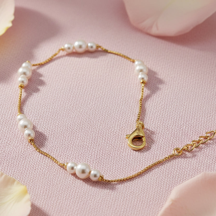 Silver Chain Moti Bracelet 92.5