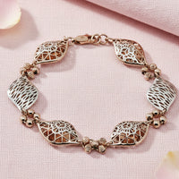 Elegant Silver Fancy Chain Bracelet 92.5
