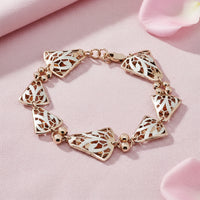 Sterling Silver Fancy Chain Bracelet