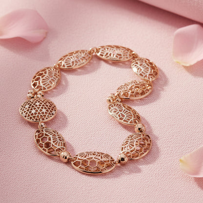 Silver Fancy Chain Bracelet 92.5