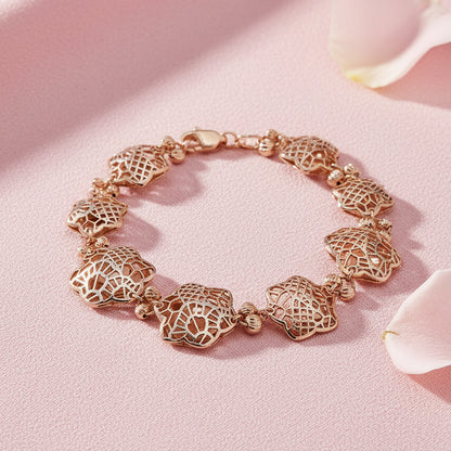 Silver Fancy Chain Bracelet 92.5