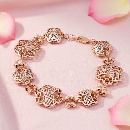 Silver Fancy Chain Bracelet 92.5