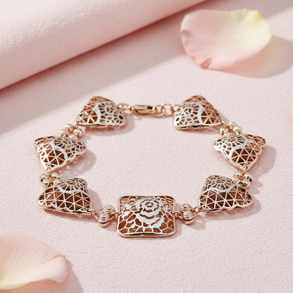 Silver Fancy Chain Bracelet 92.5